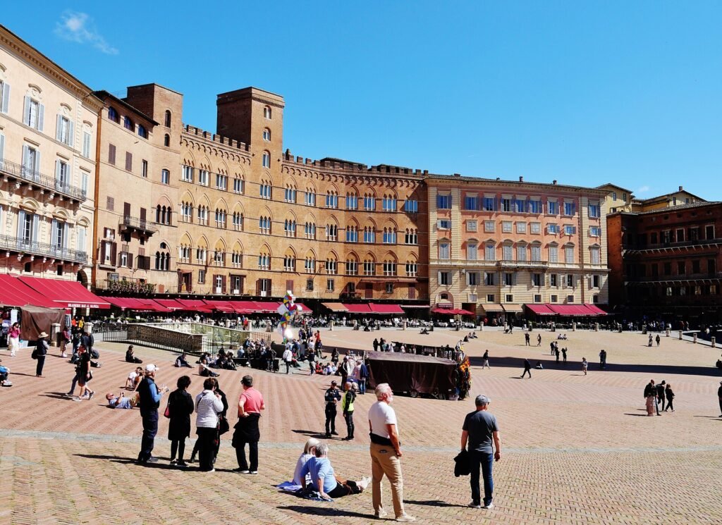 Piazza del Campo in Siena, a day trip from Florence